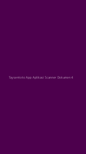 Tampilan Antarmuka Aplikasi Taysentoto App Aplikasi Scanner Dokumen - 4