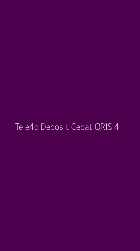 Tampilan Antarmuka Aplikasi Tele4d Deposit Cepat Qris - 4