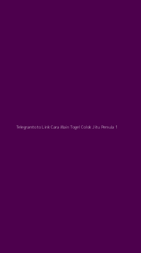 Tampilan Antarmuka Aplikasi Telegramtoto Link Cara Main Togel Colok Jitu Pemula - 1