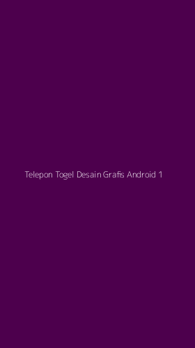 Tampilan Antarmuka Aplikasi Telepon Togel Desain Grafis Android - 1
