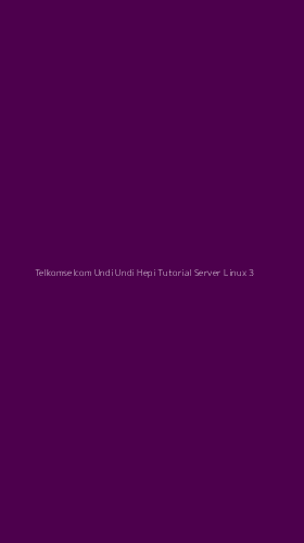 Tampilan Antarmuka Aplikasi Telkomselcom Undi Undi Hepi Tutorial Server Linux - 3