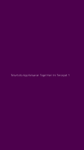 Tampilan Antarmuka Aplikasi Telurtoto App Keluaran Togel Hari Ini Tercepat - 1