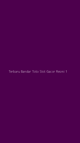 Tampilan Antarmuka Aplikasi Terbaru Bandar Toto Slot Gacor Resmi - 1