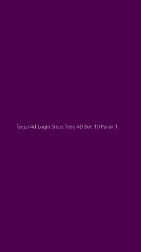 Tampilan Antarmuka Aplikasi Terjun4d Login Situs Toto 4d Bet 10 Perak - 1