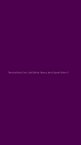 Tampilan Antarmuka Aplikasi Terminaltoto Com Link Daftar Semua Jenis Game Online - 3