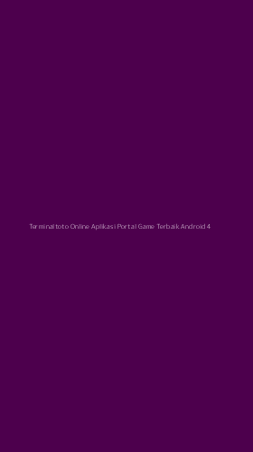 Tampilan Antarmuka Aplikasi Terminaltoto Online Aplikasi Portal Game Terbaik Android - 4