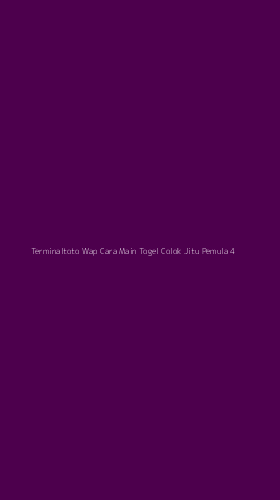 Tampilan Antarmuka Aplikasi Terminaltoto Wap Cara Main Togel Colok Jitu Pemula - 4