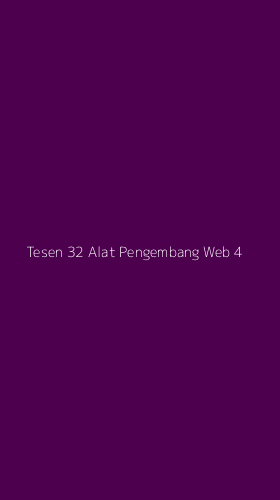 Tampilan Antarmuka Aplikasi Tesen 32 Alat Pengembang Web - 4