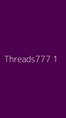 Tampilan Antarmuka Aplikasi Threads777 - 1