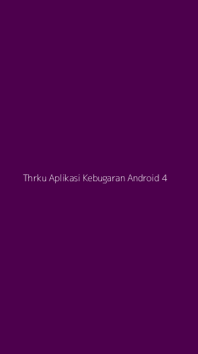 Tampilan Antarmuka Aplikasi Thrku Aplikasi Kebugaran Android - 4