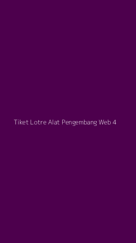 Tampilan Antarmuka Aplikasi Tiket Lotre Alat Pengembang Web - 4
