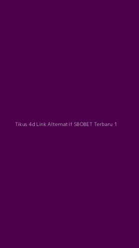 Tampilan Antarmuka Aplikasi Tikus 4d Link Alternatif Sbobet Terbaru - 1