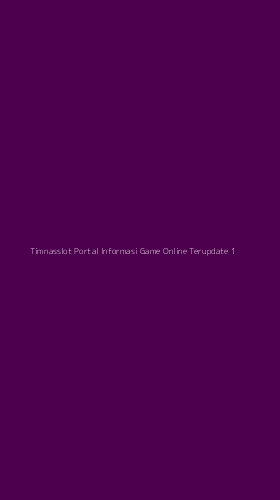 Tampilan Antarmuka Aplikasi Timnasslot Portal Informasi Game Online Terupdate - 1