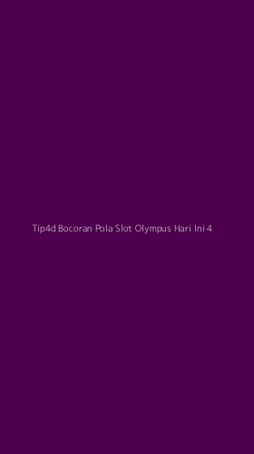 Tampilan Antarmuka Aplikasi Tip4d Bocoran Pola Slot Olympus Hari Ini - 4