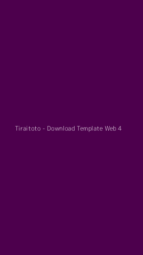 Tampilan Antarmuka Aplikasi Tiraitoto - Download Template Web - 4