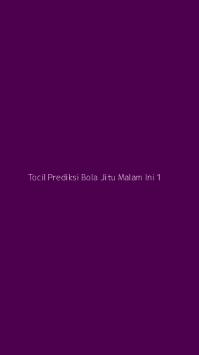 Tampilan Antarmuka Aplikasi Tocil Prediksi Bola Jitu Malam Ini - 1