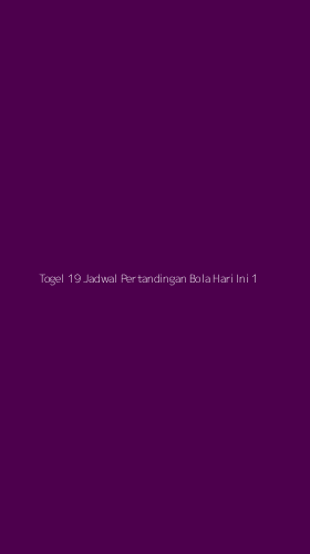Tampilan Antarmuka Aplikasi Togel 19 Jadwal Pertandingan Bola Hari Ini - 1
