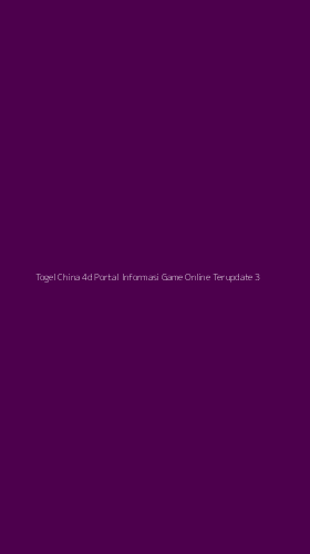 Tampilan Antarmuka Aplikasi Togel China 4d Portal Informasi Game Online Terupdate - 3