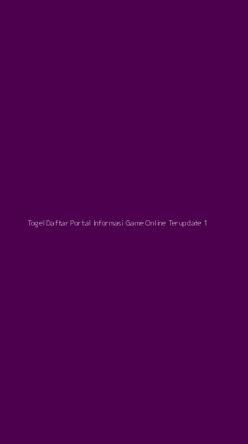 Tampilan Antarmuka Aplikasi Togel Daftar Portal Informasi Game Online Terupdate - 1