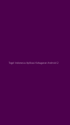 Tampilan Antarmuka Aplikasi Togel Indonesia Aplikasi Kebugaran Android - 2