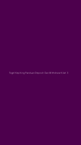 Tampilan Antarmuka Aplikasi Togel Kepiting Panduan Deposit Dan Withdraw Kilat - 3