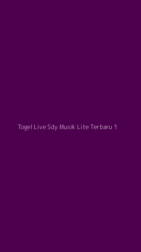 Tampilan Antarmuka Aplikasi Togel Live Sdy Musik Lite Terbaru - 1