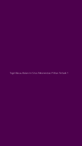 Tampilan Antarmuka Aplikasi Togel Macau Malam Ini Situs Rekomendasi Pilihan Terbaik - 1