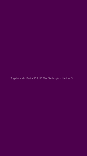 Tampilan Antarmuka Aplikasi Togel Mandiri Data Sgp Hk Sdy Terlengkap Hari Ini - 3