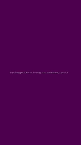 Tampilan Antarmuka Aplikasi Togel Singapur Rtp Slot Tertinggi Hari Ini Gampang Maxwin - 2