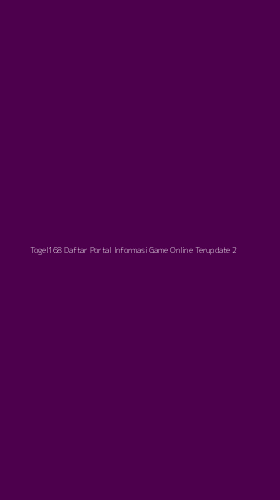 Tampilan Antarmuka Aplikasi Togel168 Daftar Portal Informasi Game Online Terupdate - 2