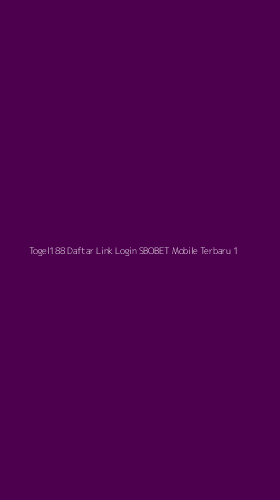 Tampilan Antarmuka Aplikasi Togel188 Daftar Link Login Sbobet Mobile Terbaru - 1