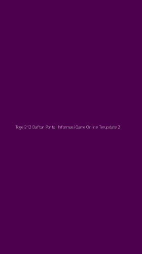 Tampilan Antarmuka Aplikasi Togel212 Daftar Portal Informasi Game Online Terupdate - 2