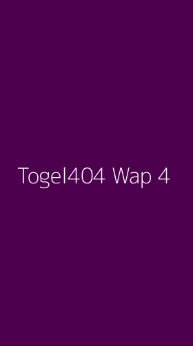 Tampilan Antarmuka Aplikasi Togel404 Wap - 4
