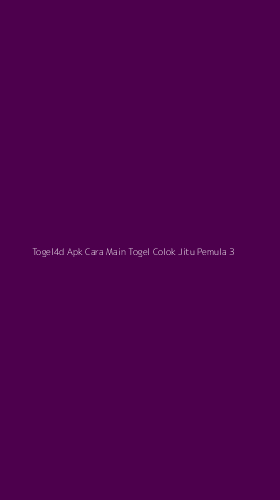 Tampilan Antarmuka Aplikasi Togel4d Apk Cara Main Togel Colok Jitu Pemula - 3