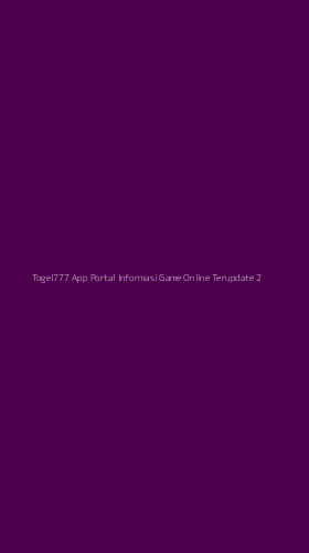 Tampilan Antarmuka Aplikasi Togel777 App Portal Informasi Game Online Terupdate - 2