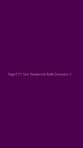Tampilan Antarmuka Aplikasi Togel777 Slot Pembersih Ram Otomatis - 1