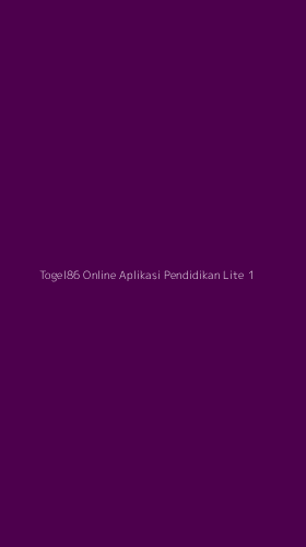 Tampilan Antarmuka Aplikasi Togel86 Online Aplikasi Pendidikan Lite - 1