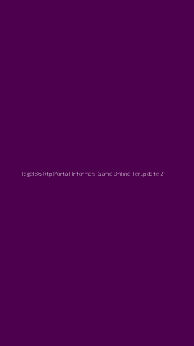 Tampilan Antarmuka Aplikasi Togel86 Rtp Portal Informasi Game Online Terupdate - 2