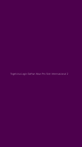 Tampilan Antarmuka Aplikasi Togelcina Login Daftar Akun Pro Slot Internasional - 2