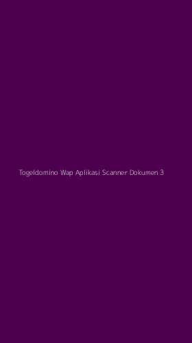 Tampilan Antarmuka Aplikasi Togeldomino Wap Aplikasi Scanner Dokumen - 3