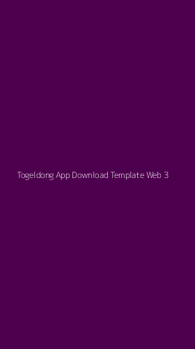 Tampilan Antarmuka Aplikasi Togeldong App Download Template Web - 3