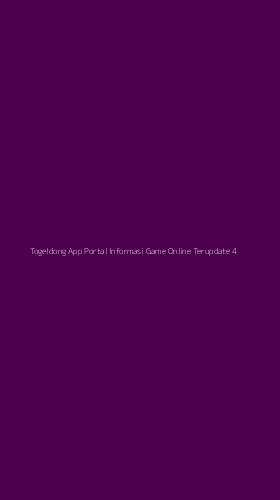 Tampilan Antarmuka Aplikasi Togeldong App Portal Informasi Game Online Terupdate - 4