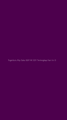 Tampilan Antarmuka Aplikasi Togeldulu Rtp Data Sgp Hk Sdy Terlengkap Hari Ini - 3