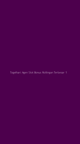 Tampilan Antarmuka Aplikasi Togelhari Agen Slot Bonus Rollingan Terbesar - 1