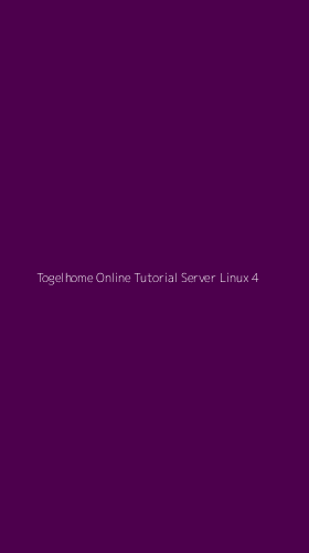 Tampilan Antarmuka Aplikasi Togelhome Online Tutorial Server Linux - 4