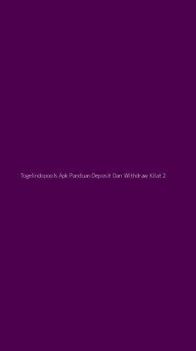 Tampilan Antarmuka Aplikasi Togelindopools Apk Panduan Deposit Dan Withdraw Kilat - 2