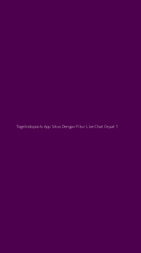 Tampilan Antarmuka Aplikasi Togelindopools App Situs Dengan Fitur Live Chat Cepat - 1