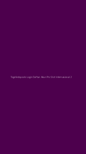 Tampilan Antarmuka Aplikasi Togelindopools Login Daftar Akun Pro Slot Internasional - 2