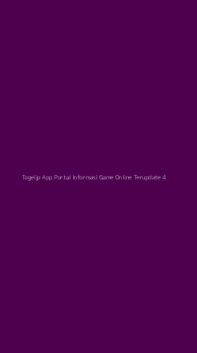 Tampilan Antarmuka Aplikasi Togeljp App Portal Informasi Game Online Terupdate - 4