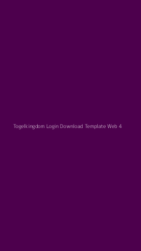 Tampilan Antarmuka Aplikasi Togelkingdom Login Download Template Web - 4